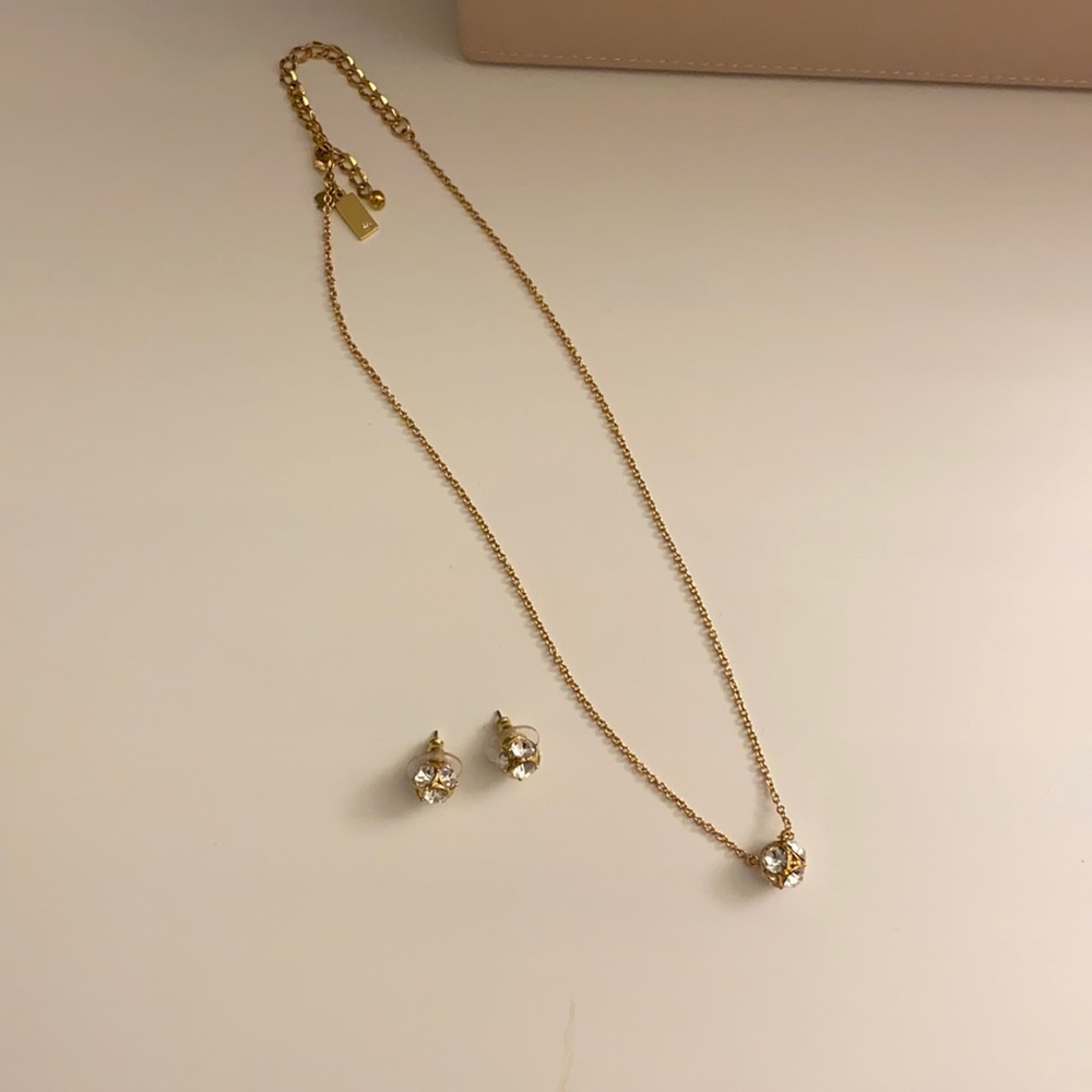 Kate Spade necklace and earrings